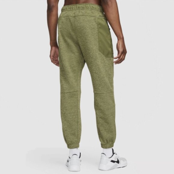 Nike Olive Green Therma-FIT Men's Tapered Fitness Jogger Sweatpants Size XL - Picture 6 of 13